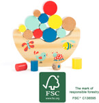 Balancerend speelgoed - "Move it" - Multi kleuren - FSC - Afbeelding 2