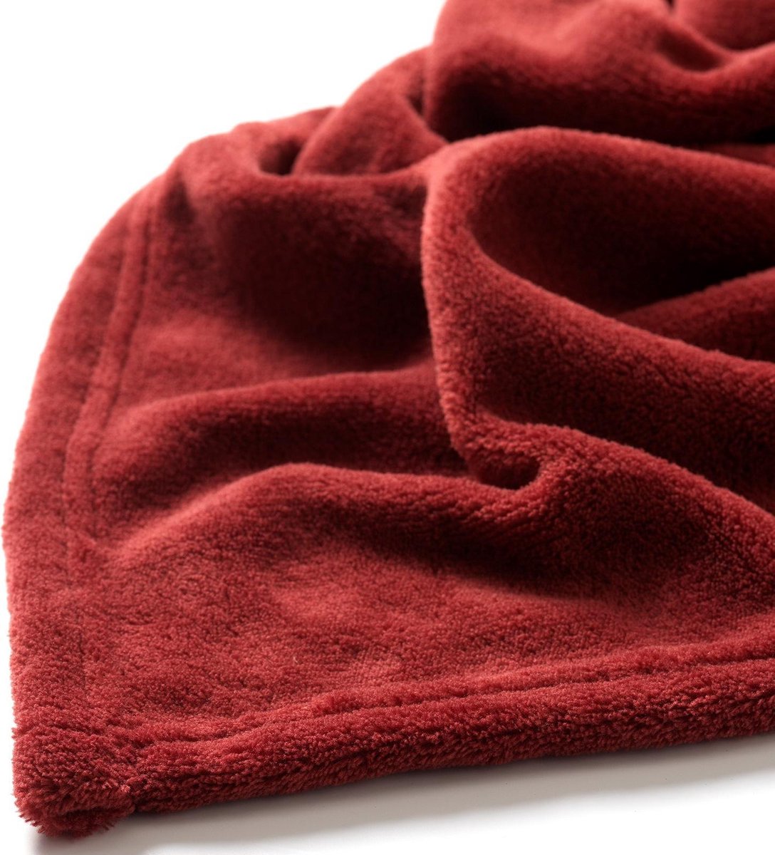 Dutch Decor HARVEY - Plaid van fleece Merlot 150x200 cm - Afbeelding 2