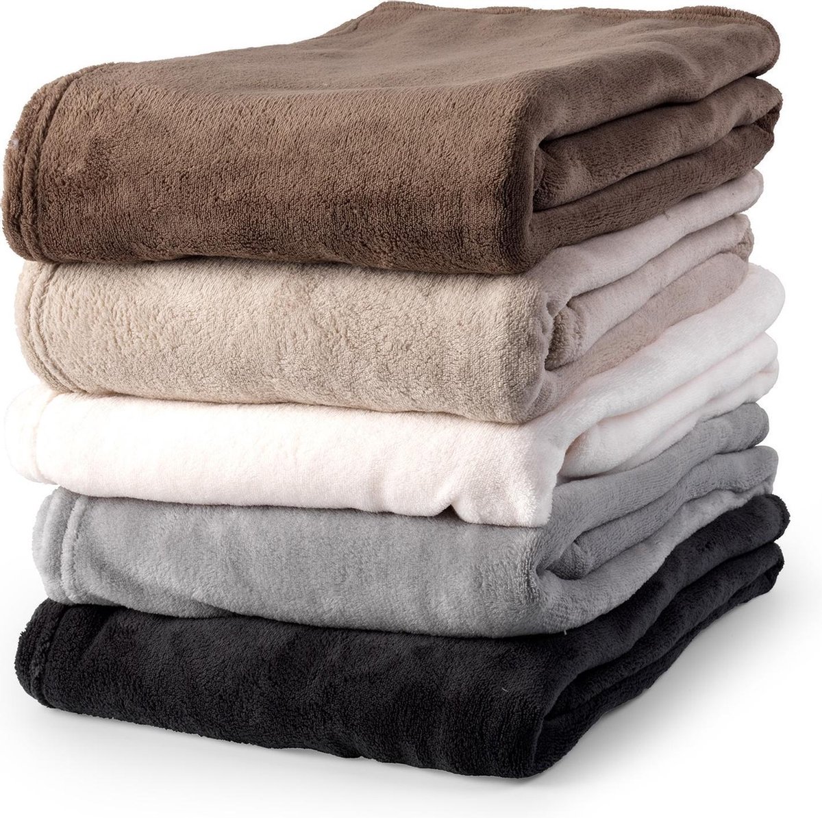 Dutch Decor HARVEY - Plaid van fleece Snow White 150x200 cm - Afbeelding 4