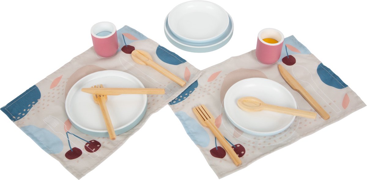 Small Foot - Servies Set Tasty - Houten speelgoed vanaf 3 jaar