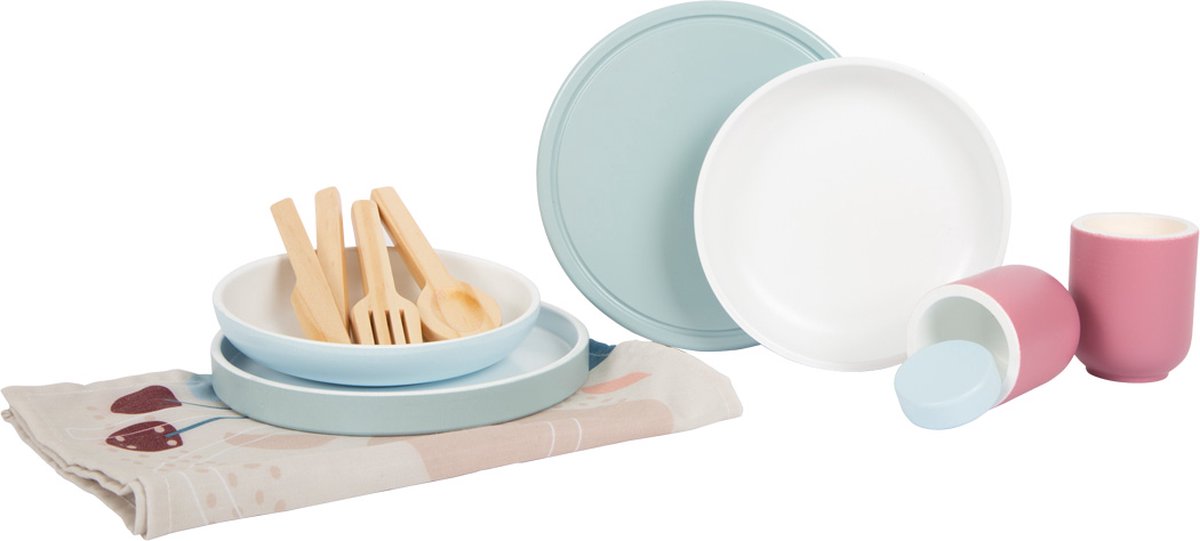 Small Foot - Servies Set Tasty - Houten speelgoed vanaf 3 jaar - Afbeelding 3