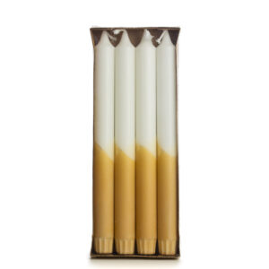 Rustik Lys Cross kaarsen - Pale banana