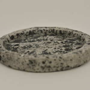 Plateau Lava rond D12 H1,5cm Steengrijs