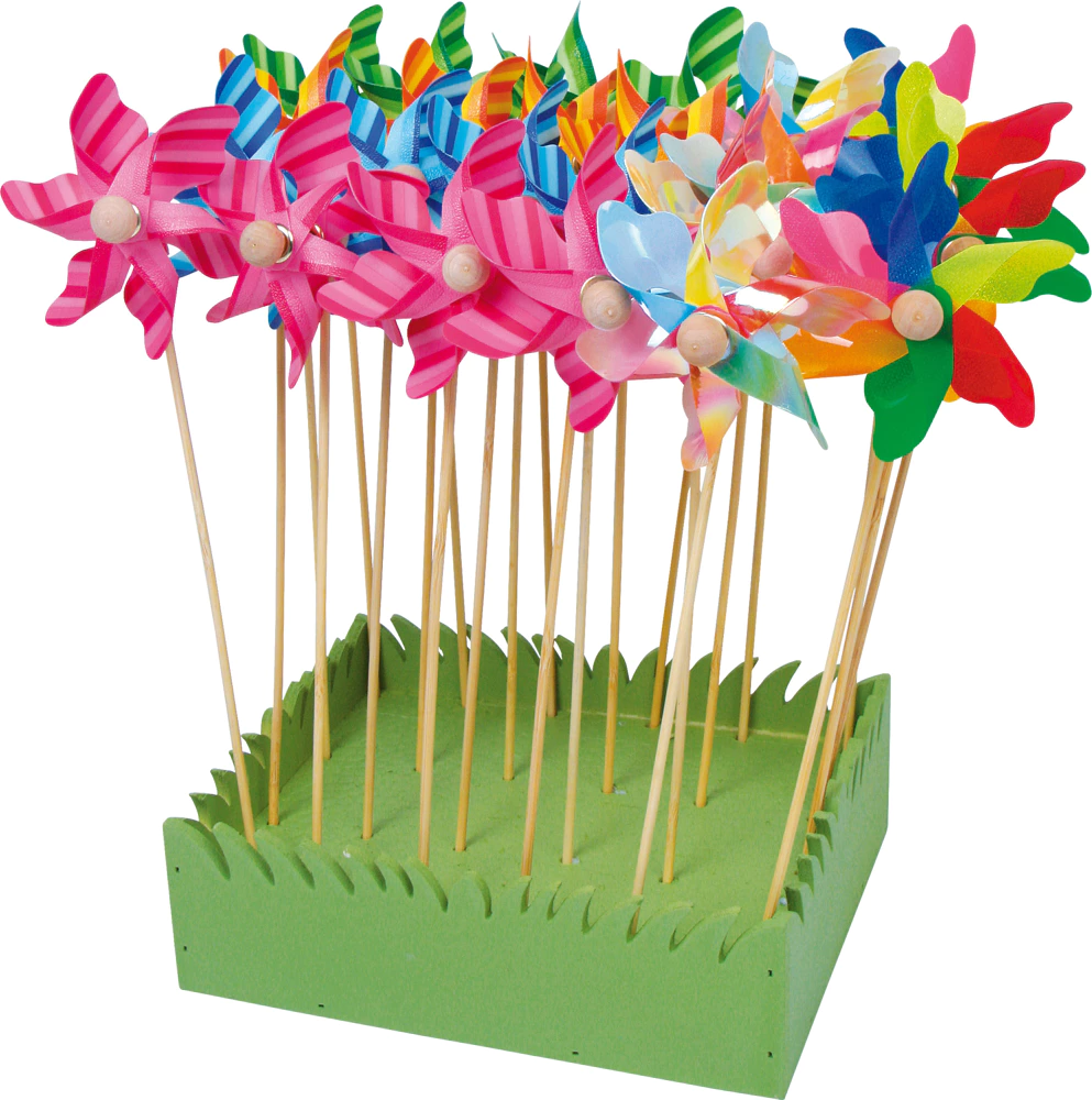 Small Foot - Windmolen met Houten Stok 28cm